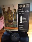 Paul Hindemith 1895 1963 sonates pour trois orgue Lionel seigle Metzler Zurich vinyle