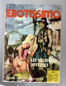 EROTISSIMO n°1. Les valseuses joyeuses. FRANCE SUD.  BD sexy pour adulte. (EF3) - Picture 1 of 1