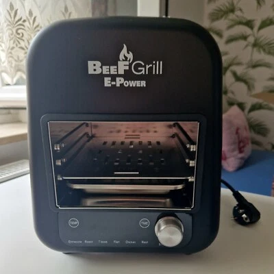 GOURMETmaxx Beef Grill E-Power Elektrischer Tischgrill - Schwarz Elektrogrill - Bild 1 von 4