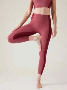 BNWT Athleta Transcend Colorblock 7/8 Tight Size Extra Small MSRP $99!!!!! - Picture 1 of 11