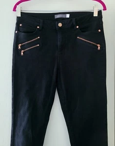 Mint Velvet Skinny Jeans Stretch Denim Size 12 12R Biker Style Women’s Lakewood - Picture 1 of 20