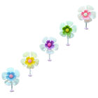 5pcs Shaking Head Flower Spring Small Flower Decor for Desktop TV Cabinet Car