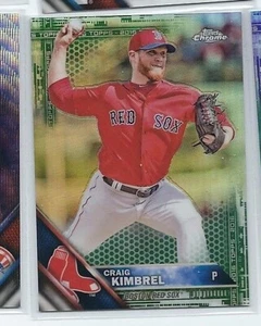 2016 TOPPS CHROME GREEN REFRACTOR CRAIG KIMBREL 10/99 - Picture 1 of 1