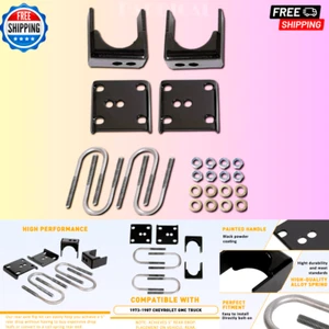 Truck Rear Axle Flip Kit 5" Drop C Notch Kit Shock for 1973-1987 Chevrolet/Gmc C - Picture 1 of 11