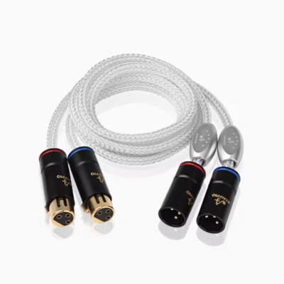 HiFi Silver-Plated OCC XLR Audio Cable for Mixer CD Balanced Amplifier Cable - Image 1 of 4