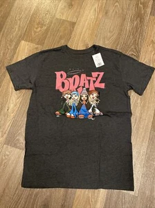 Womens "Bratz" Black T-Shirt Size Medium NWT - Picture 1 of 6