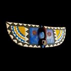 Ancien masque de hibou Bwa suspendu au mur africain Burkina Faso planche Bwa masque bobo-G1137