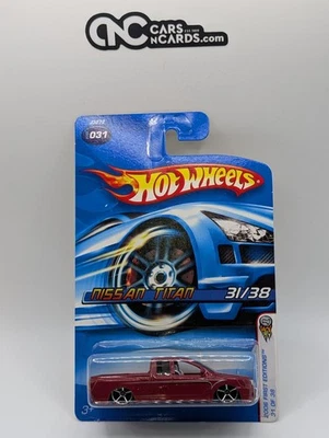 Nissan Titan 2006 primeras ediciones 31/38 Hot Wheels rojo OH5 31/223 Foto 1 de 2
