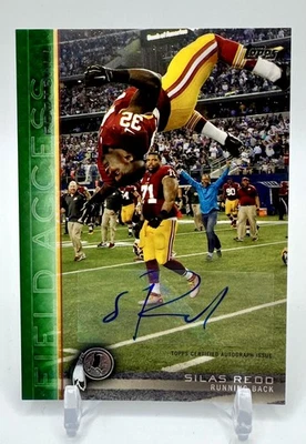 2015 Topps Field Access #46 Silas Redd Autographs Green #/50 - Image 1 of 2