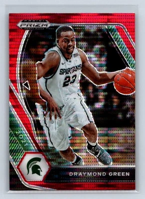 Draymond Green 2021 Panini Prizm Selecciones del Draft Pulsar Rojo Michigan State #73 Foto 1 de 2