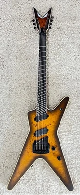 Guitarra Eléctrica Dean ML Select Multiescala 7 Cuerdas con/Estuche, Burl Black Burst Foto 1 de 4
