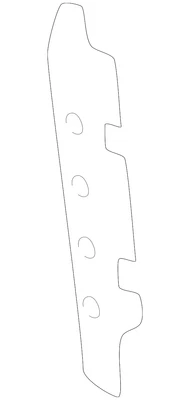 Moldura lateral de carrocería GM 22593717 genuina Foto 1 de 2