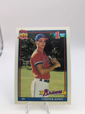 1991 Topps - Chipper Jones #333 (RC) Foto 1 de 2