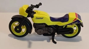 Playmobil yellow motorcycle motorbike Roadbike Castrol Jetbag 3779 -B - Picture 1 of 6