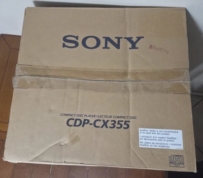 Sony CDP-CX355 CD Player Mega Storage 300 Disc Changer NOB Open Box New - Image 1 of 4
