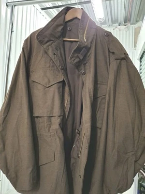 Casaco de campo Alpha Industries M65, marrom coiote feito nos EUA - Imagem 1 de 4