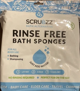 Scrubzz Einweg Spülfreie Badetücher 25er Pack All-in-1 Einweg Dusche - Bild 1 von 7