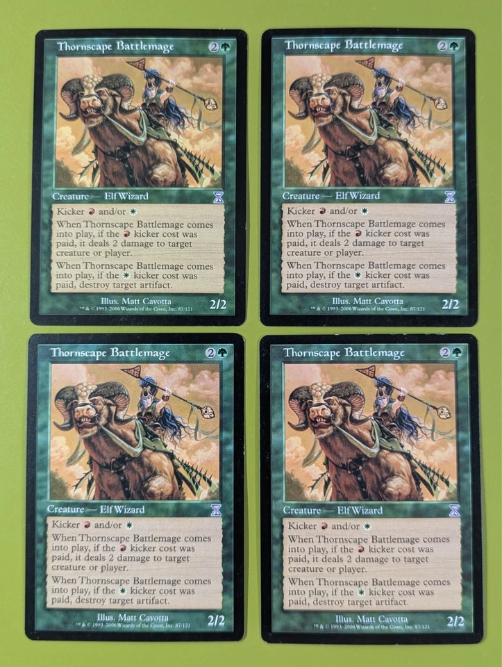 Thornscape Battlemage x4 Time Spiral "Timeshifted" 4x Magic the Gathering MTG - Image 1 of 1