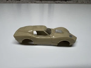 Aurora #1380 Mako Shark Corvette HO Slotcar, hellbraune Karosserie - Bild 1 von 6