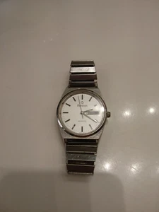 1980's Retro Men's Armitron Day Day Stainless Steel Watch Japan Movement - Picture 1 of 4