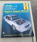 Haynes Repair Manual 59010 Lincoln  1970-2010 Continental Mark Series Town Car