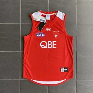 Camiseta de entrenamiento AFL Sydney Swans Guernsey ISC talla grande nueva con etiquetas - Imagen 1 de 15