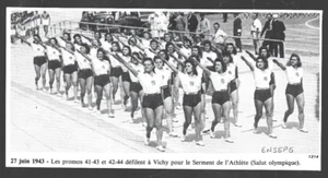 1986 -- ENSEPS . JUIN 1943 . VICHY . SERMENT DE L ATHLETE . 4B047 - Picture 1 of 1