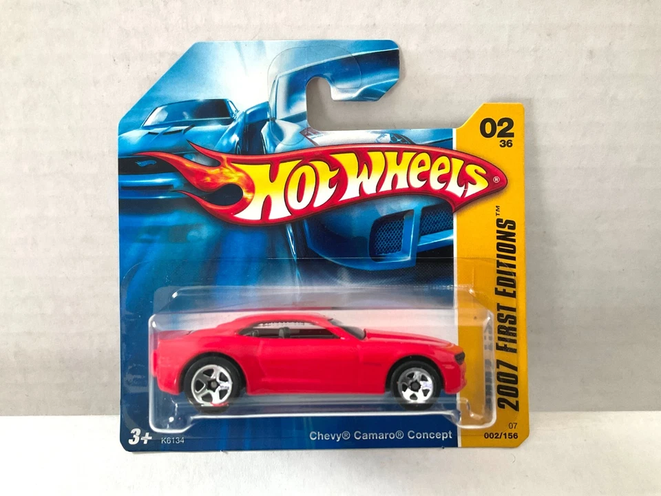 Hot Wheels 2007 Models Chevy Camaro 5 Spoke Concept 02 of 36 MIB