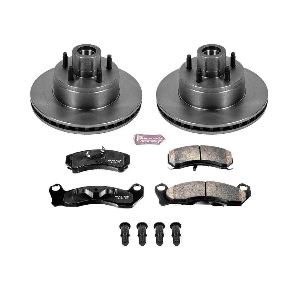 Kit de frenos de disco PowerStop - Delantero - Se adapta a Ford LTD Crown Victoria 1990-1991, Mercu Foto 1 de 4