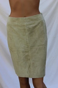 MINIFALDA DE MUJER EXPRESS TALLA 3/4 BRONCEADA 100% CUERO GENUINO CREMALLERA TOTALMENTE FORRADA - Imagen 1 de 10
