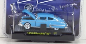 M2 Machines Auto Thentics 1950 Oldsmobile 88 50 2-Door R27 13-10 Blue 1:64 - Picture 1 of 6