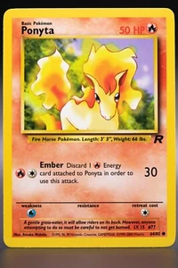 Pokemon - Ponyta - 64/82 - Team Rocket COMMON Near Mint WOTC - Picture 1 of 1