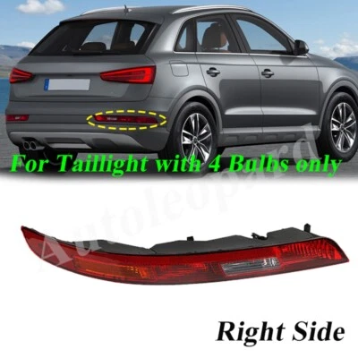 Parachoques trasero derecho para Audi Q3 2016-18 luz trasera lámpara de parada con 4 bombillas 8UD945096B Foto 1 de 4