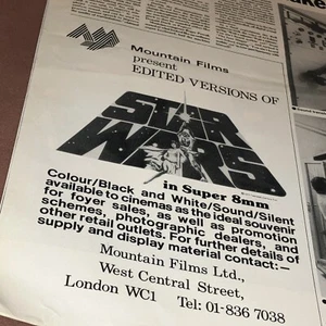 1977 Star Wars 8mm mountain films release.Superman the movie. What’s Up nurse - Picture 1 of 2