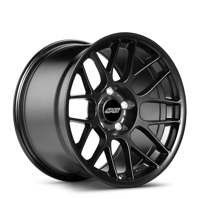 APEX ALLOY WHEEL ARC-8 17 X 9.0 ET30 SATIN BLACK 5X120MM 72.56MM - Image 1 of 1