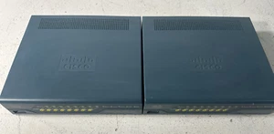 PAIR OF Cisco ASA 5505 V11 Adaptive Fast Ethernet Firewall Appliance PoE. USED - Afbeelding 1 van 6
