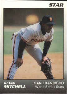 1989 (GIANTS) Star Mitchell/Clark #8 Mitchell/Mitchell - World Series Stats