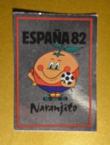 Panini Fußball WM 1982 Spanien Espana 82-Maskottchen Naranjito #3 ungeklebt rar - Bild 1 von 3