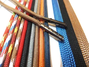 Cordones para zapatos con punta de metal Entrenador de botas redondas Cordón fuerte Cualquier longitud 60 cm a 230 cm - Imagen 1 de 26