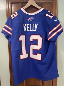 Buffalo Bills Nike Jim Kelly #12 Pro Authentic Vapor Elite Jersey Size 48 - Picture 1 of 22