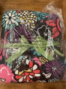 Vera Bradley Disney Mickey Minnie Mouse Magical Blooms Fleece Blanket 50x80 - Picture 1 of 1