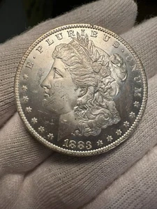 1883-O Morgan Silver Dollar Choice BU Prooflike DMPL - Picture 1 of 8