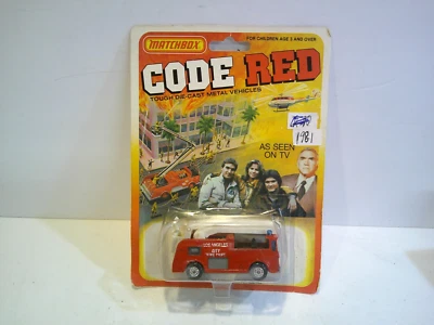 Matchbox CODE RED Snorkel Fire Truck - Vintage 1981 TV Series - Lesney England - Image 1 of 4