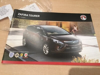 BN VAUXHALL ZAFIRA TOURER GAMMA HIGHLIGHTS brochure di vendita VM1109766 24 pagine