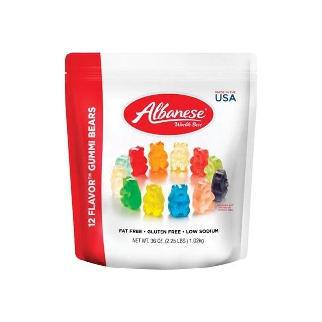 Albanese 9602921 36 oz Multi-Flavored Gummi Bears - Image 1 of 1