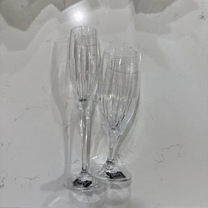 mikasa arctic lights platinum champagne flute - New - Open Box - Picture 1 of 3