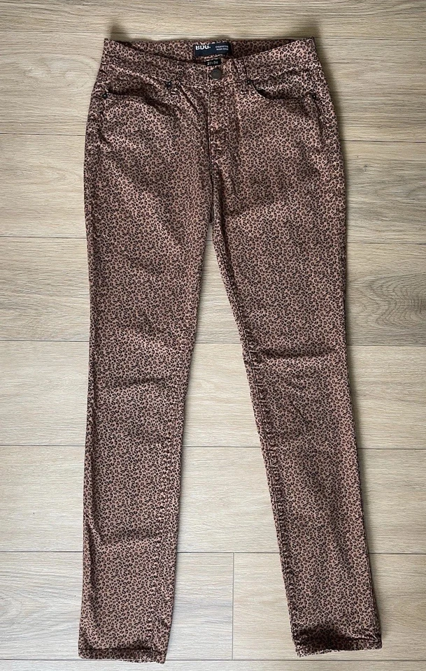 Urban Outfitters BDG Animal Print Cigarette High Rise Pants Sz 29 Brown - Image 1 of 4