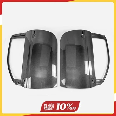 For Fiat 500 595 Abarth OE Type Glossy Carbon Fiber Door Panel 2 Pcs Foto 1 de 4