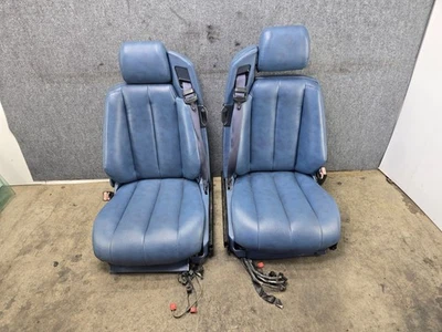 Front Seat Seats Set Left and Right Side Assembly Mercedes R129 Sl320 Sl500 oem - Image 1 of 4