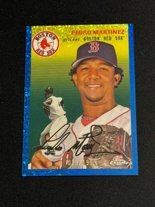 2023 Topps Chrome Platinum Pedro Martinez Blue Mini Diamond Refractor, #023/199 - Picture 1 of 2